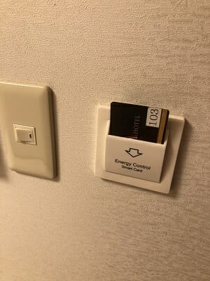 東京SA旅館はカードキーを使用